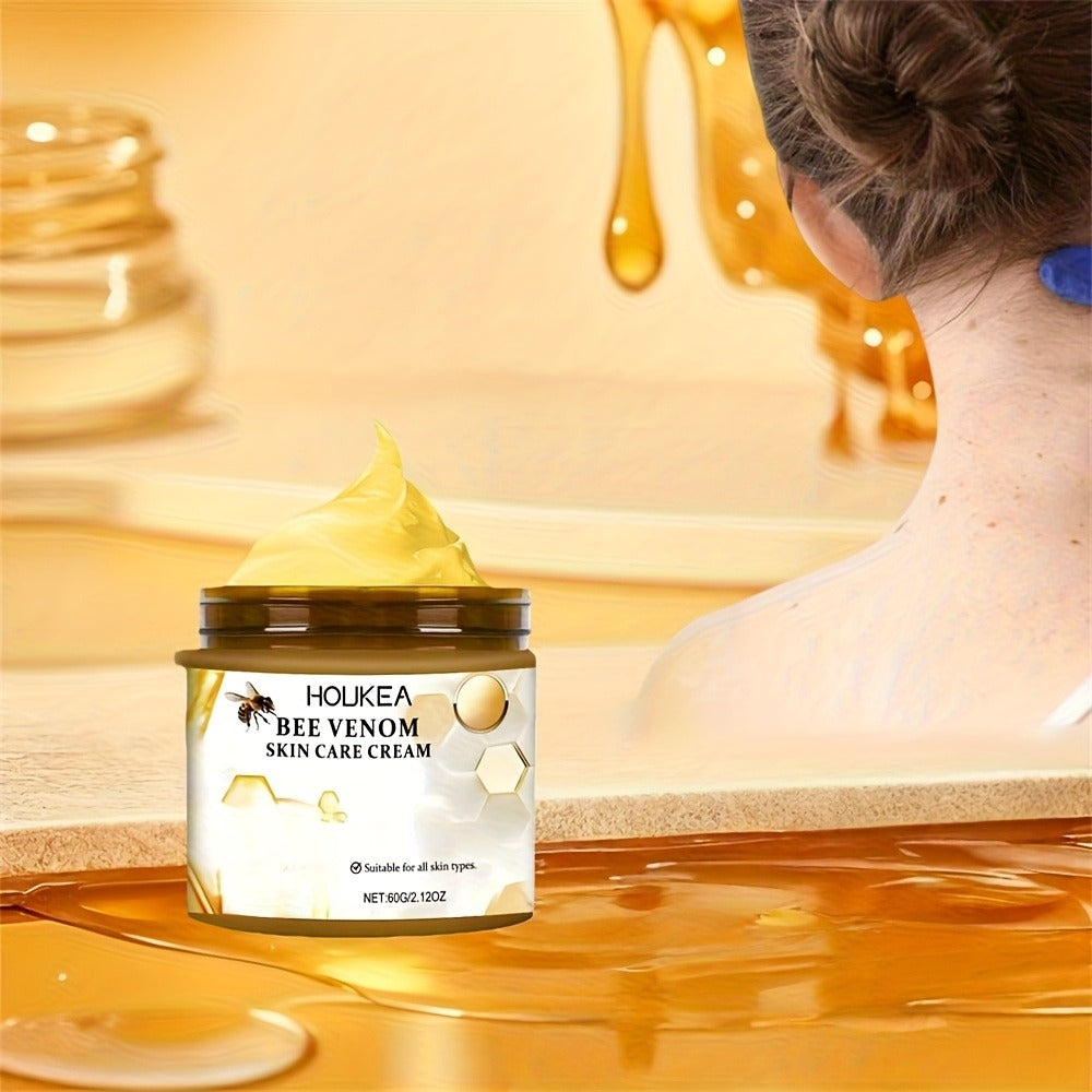 Body Cream HOUKEA Three 60g Jars with Bee Venom, Retinol, Allantoin and Salicylic Acid for External Use — image 6