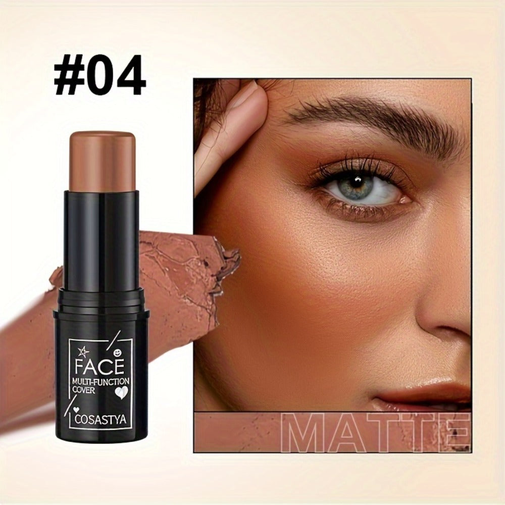 3-in-1 Makeup Stick Set 6pcs – Waterproof Blush Eye Shadow & Highlighter Stick, Long-Lasting Moisturizing Cream Formula — ima
