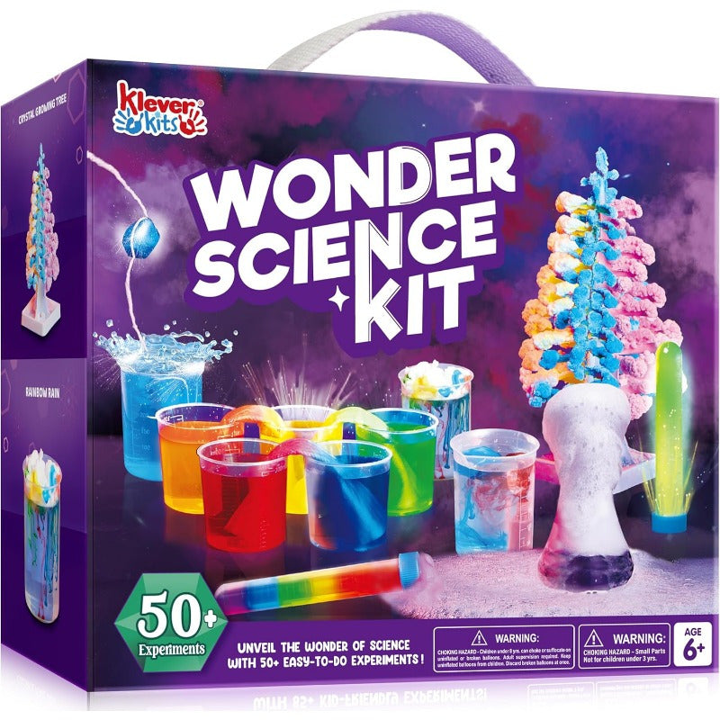 STEM Science Kit for Kids 50+ Experiments, Crystal Tree Growing Kit, Lava Lamp, Volcano Chemistry Set — image 15
