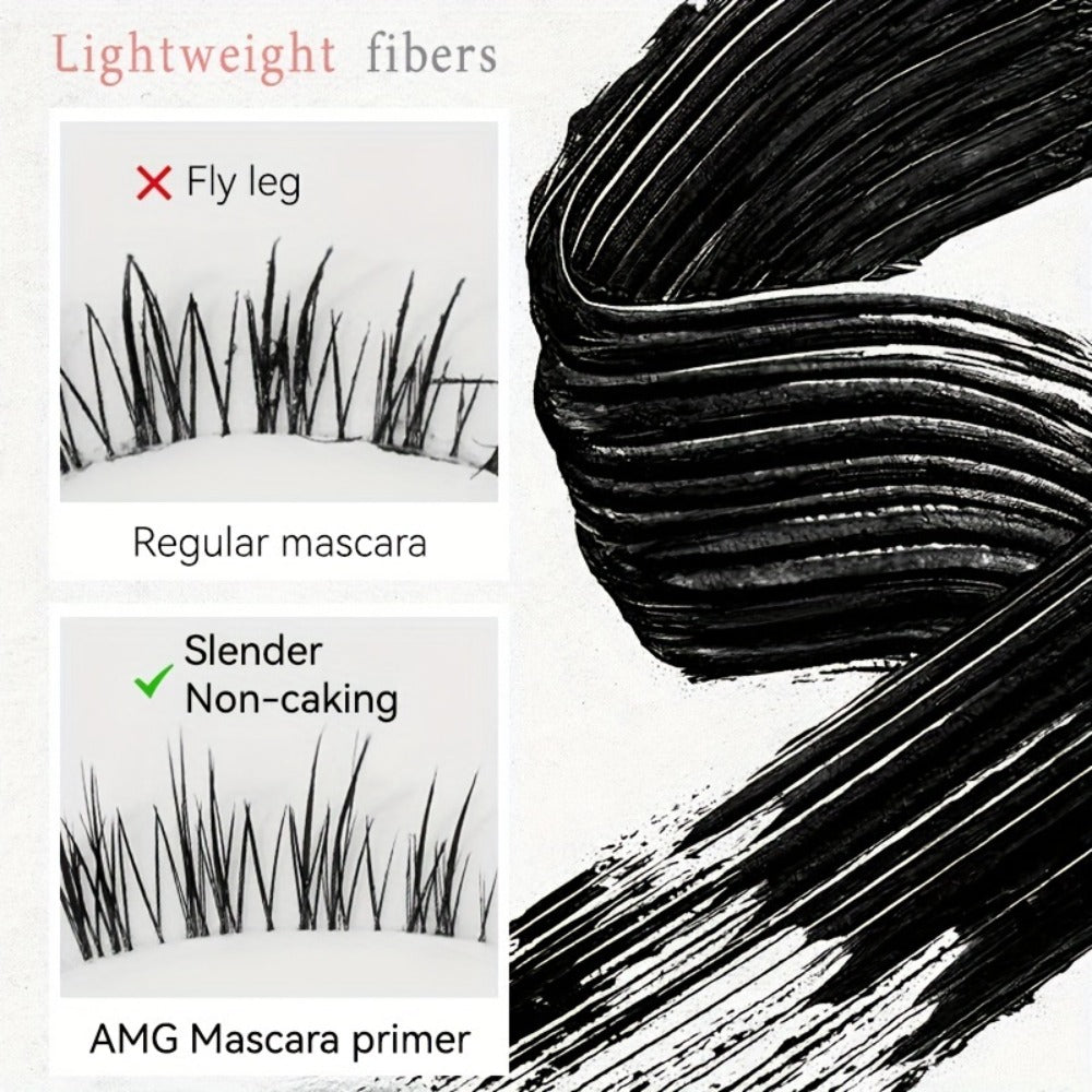 Mascara Primer Waterproof 24-Hour – Smudge-Proof Volumizing Eyelash Primer with Spiral Brush for Curling & Lengthening — imag