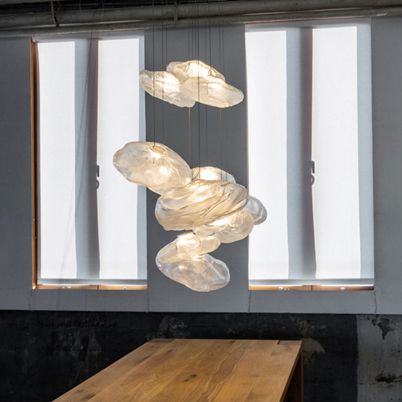 Postmodern Light Luxury Glass Decorative Chandelier