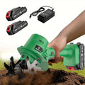 Cordless Electric Tiller 20V Handheld - 9-Inch 235RPM Garden Cultivator with Handle, Metal Soil Tiller for Weeding — image 4