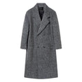 Men's Mid-length Seersucker Trench Coat