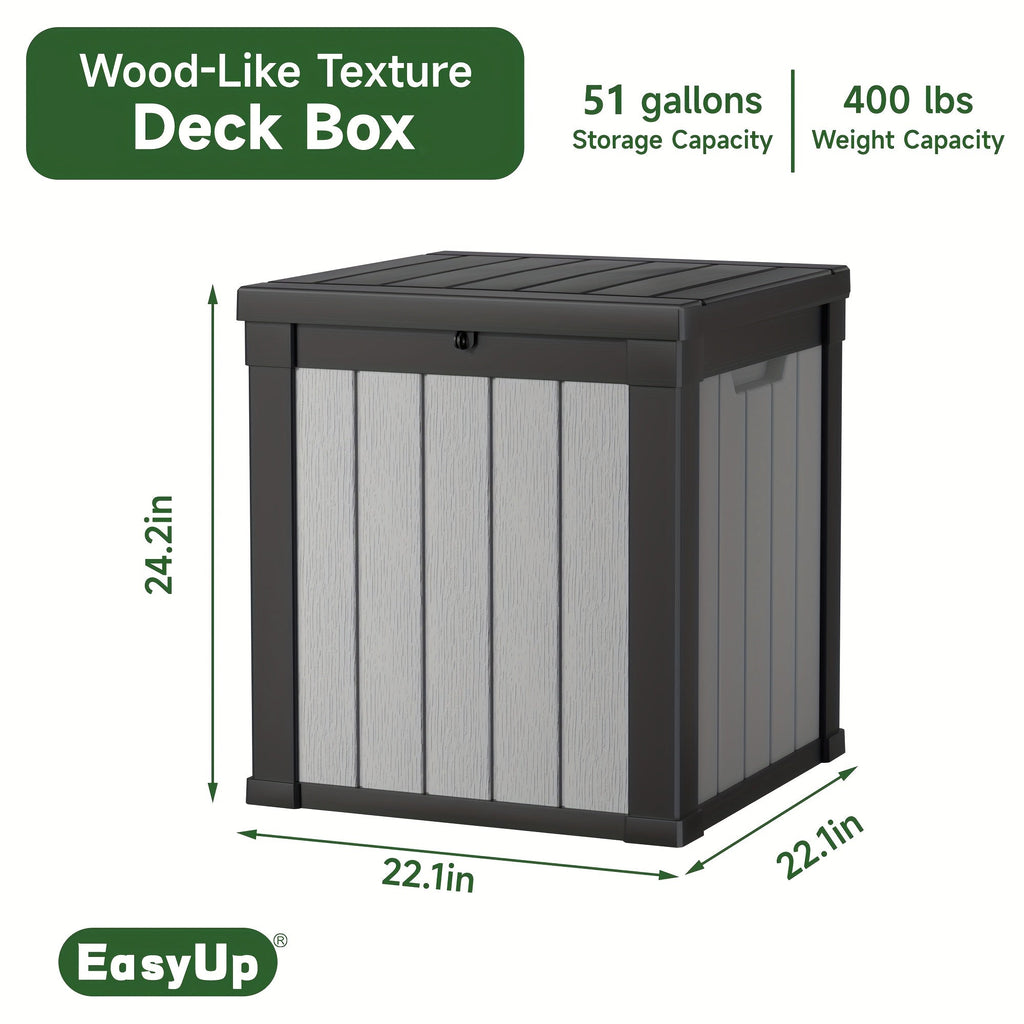 Molded-Panel Outdoor Storage Box with 36-, 45- or 51-Gallon Labels across Four Capacity-and-Color Models — image 10