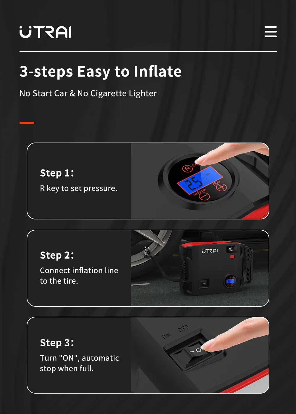 American Utrai Car Emergency Start Power