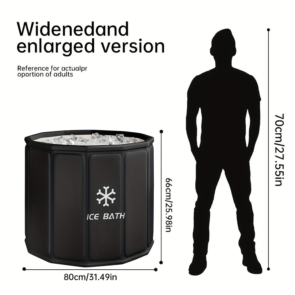 Ice Bath Tub Portable Foldable for Garden, Patio and Yard Use, with the Listed Configuration — image 4