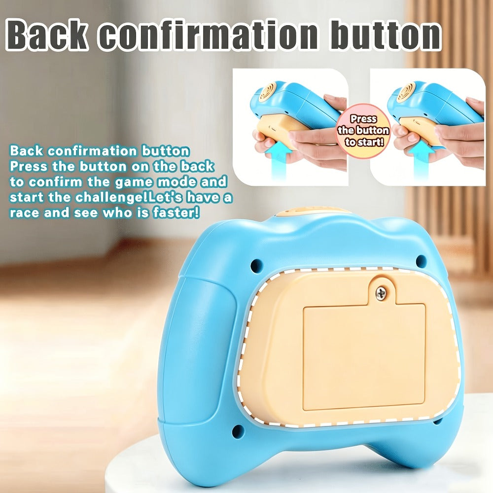 Blue Quick-Push Electronic Memory Game with Ten Pop Buttons, Four Pictured Modes and Back Controls — image 6