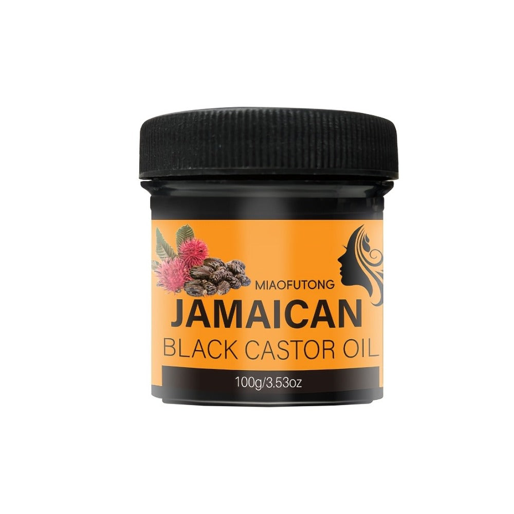 Black Castor Oil Hair Milk 5pcs, 100% Jamaica Pure Cold-Pressed Castor Oil Leave-In for Curly, Coily & Textured Hair — image 