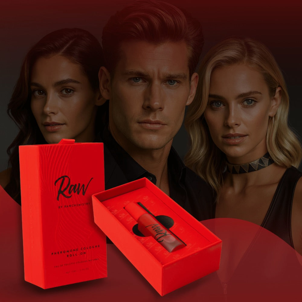 Cologne Roll-On for Men RawChemistry Raw 0.34 oz with Red Carton and Compact Oil Applicator — image 6
