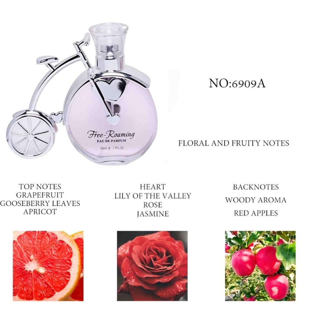 Perfume for Women in 50ml Bicycle-Inspired Bottle with Floral-Fruity Profile and Warm Musk Base — image 4