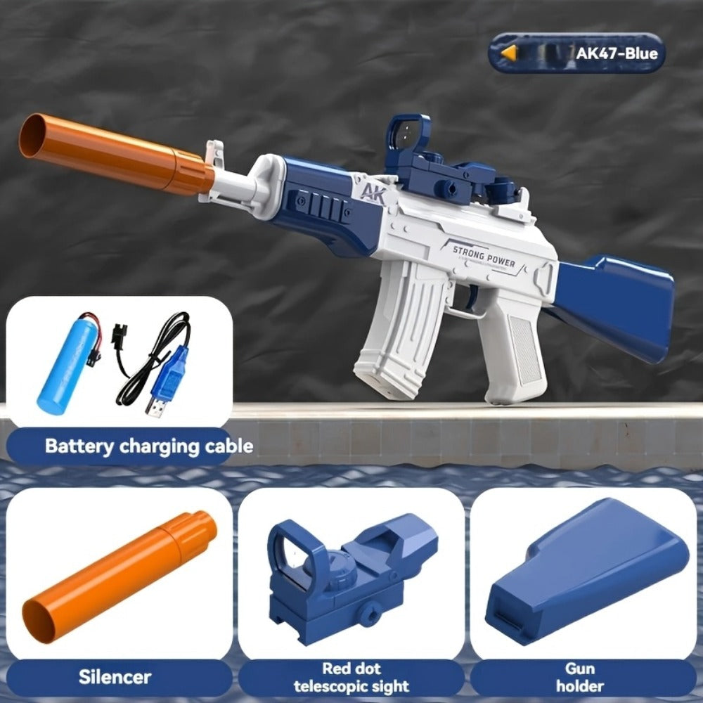 High- Electric Water Gun Ultra Long Range Powerful Motorized Squirt Blaster with the Listed Color, Size or Set Options for Ev