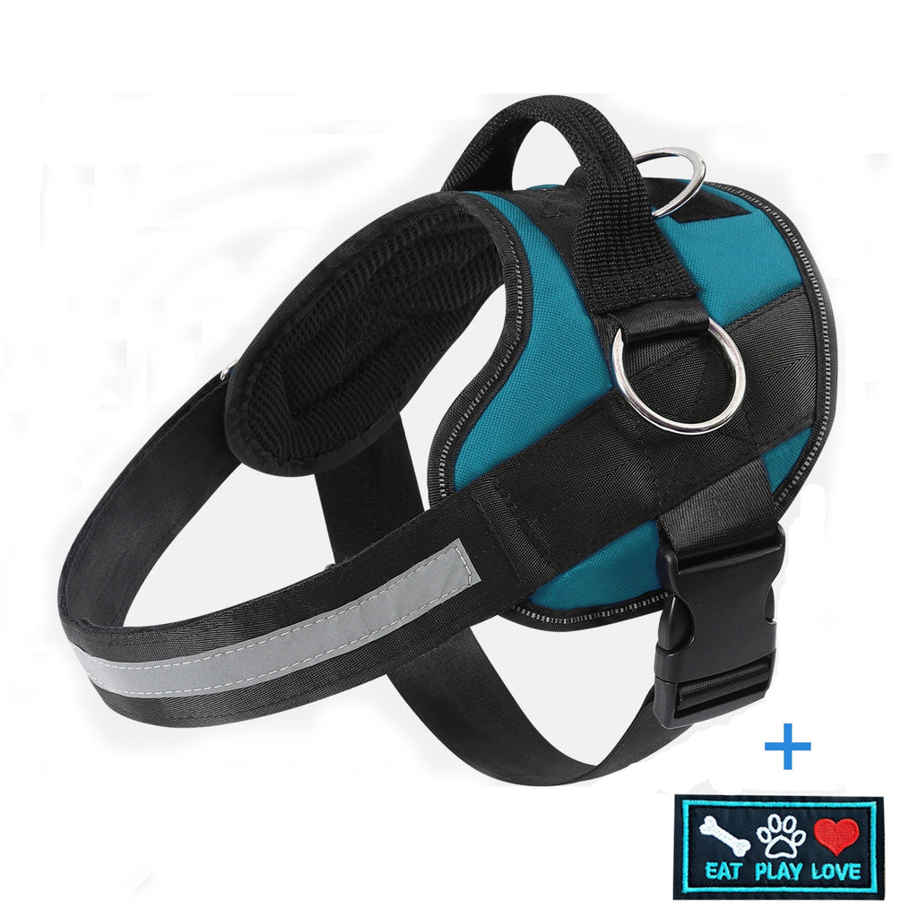 Reflective-Trim Dog Harness in Seven Colors and XS–XXL with Chest Band, Back Ring and Top Handle — image 16