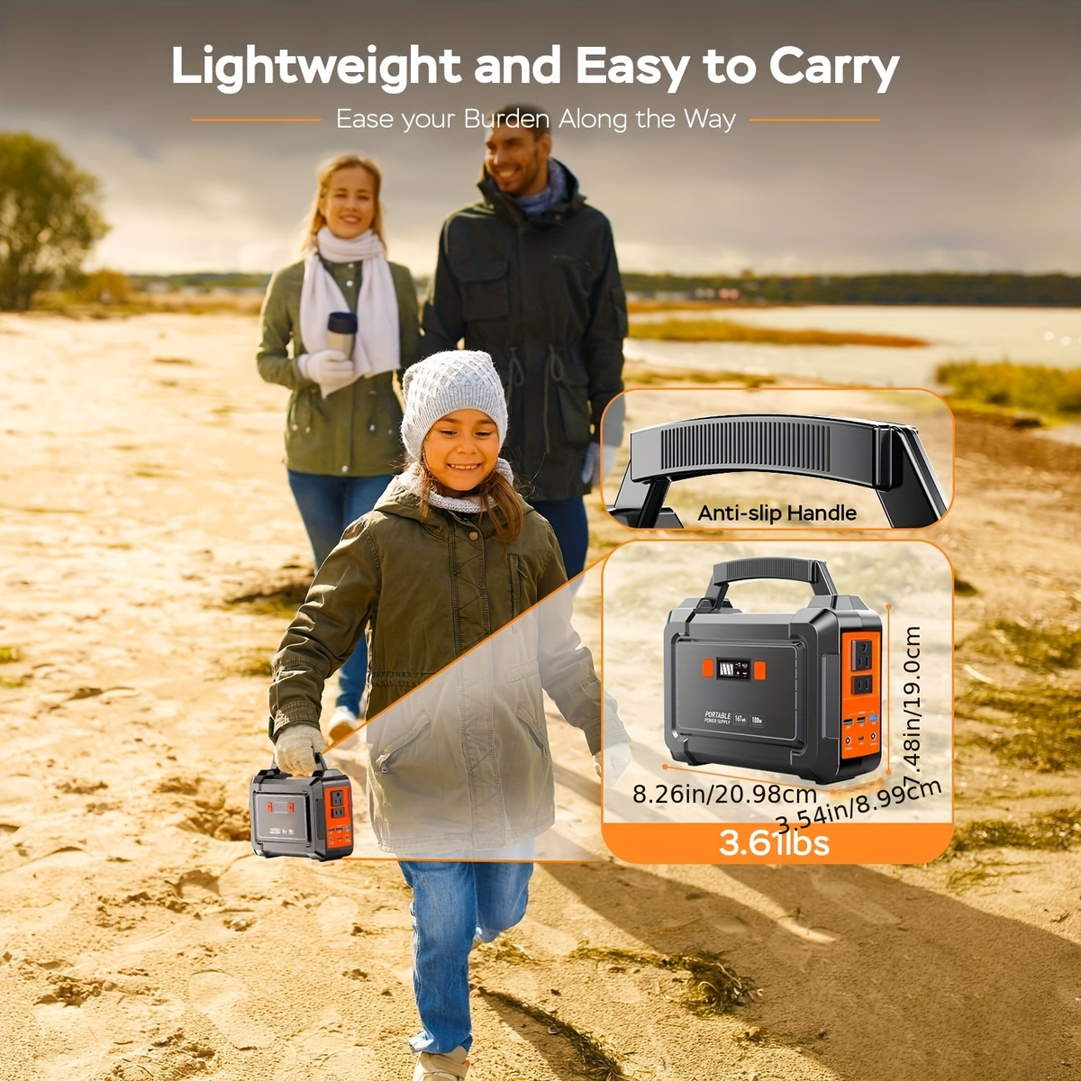 Portable Power Station 296Wh 300W with Eight Outputs, Dual AC Outlets, USB-C and Optional Solar Panel — image 15