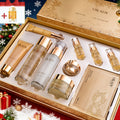 Skincare Set with OKADY Label, 10 Gold-Themed Pieces with Mud Mask Stick and Day Night Product Forms — image 13
