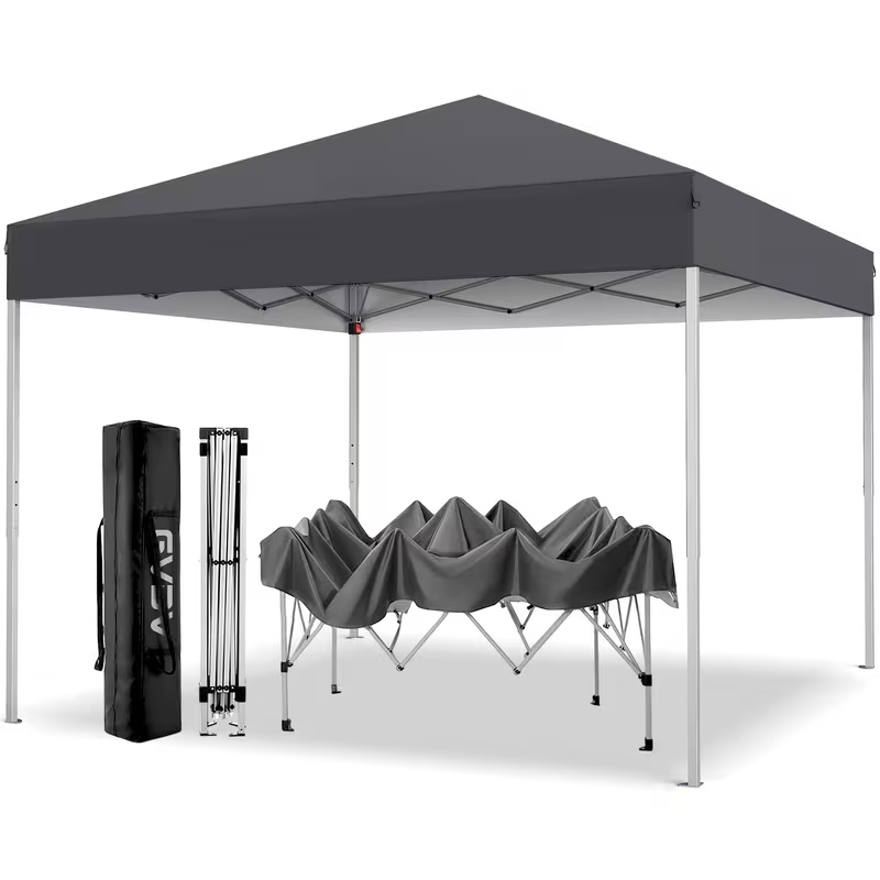 Straight-Leg 10x10ft Pop-Up Canopy Tent with 420D Oxford Top, Three Heights and Eight Colors — image 7