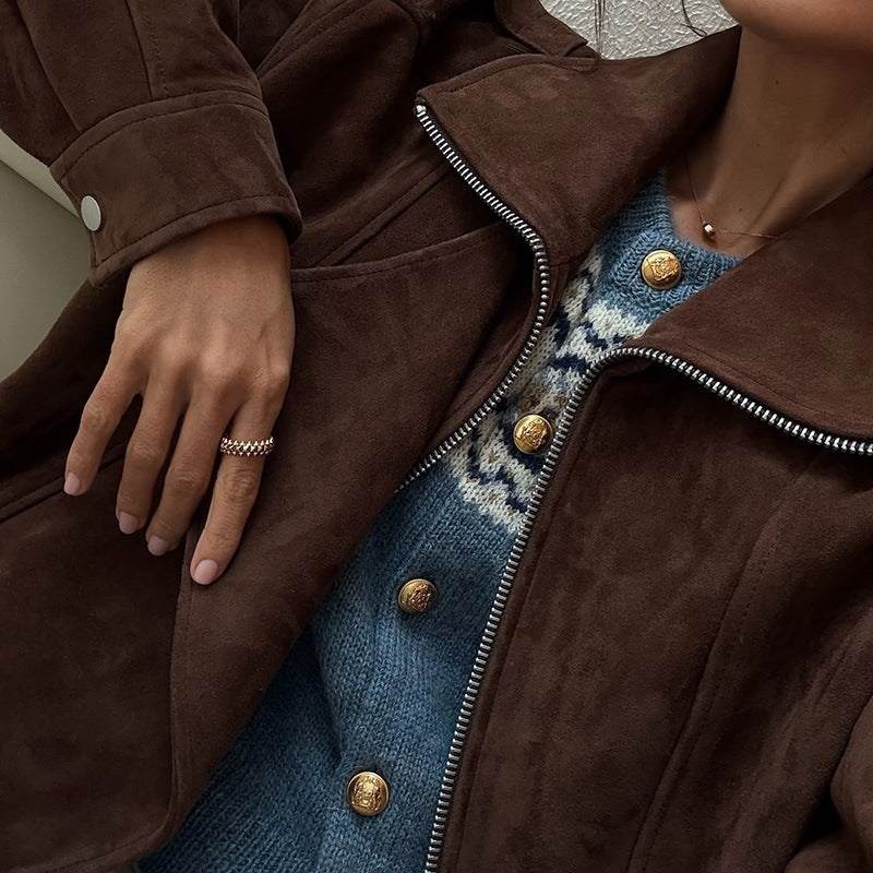 Short Loose Jacket Coat Women