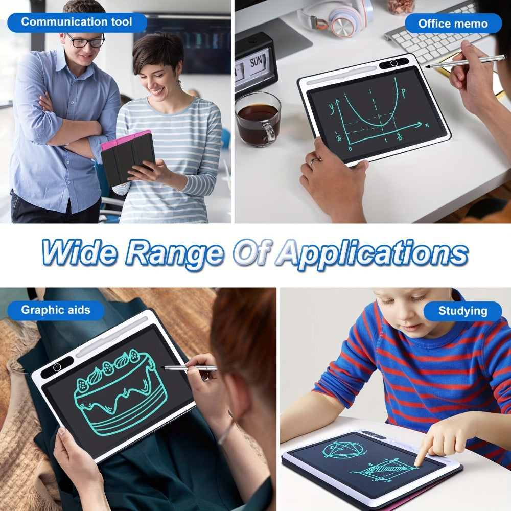 LCD Writing Tablet with Case 10.1 Inch, Electronic Handwriting Pad Doodle Board for Adults Kids Home School & Office — image 