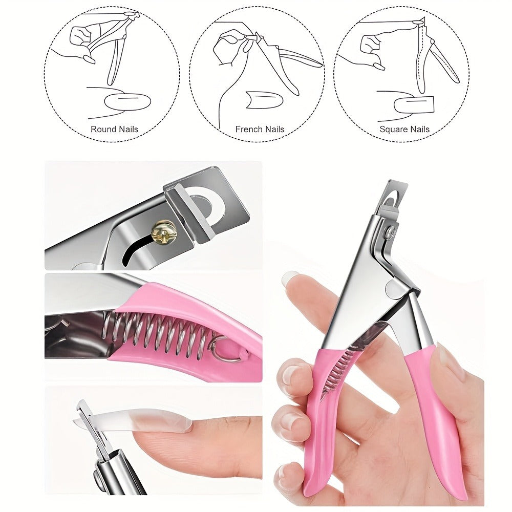 Acrylic Nail Kit with 36W UV LED Lamp, Electric Drill, Three Powders, Glitter Colors, Tips and Manicure Tools — image 9