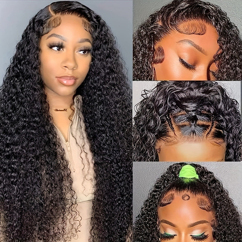 HD Lace Body Wave Wig 13x4 180% Density Human Hair Pre Plucked Glueless Natural Hairline for Women — image 3