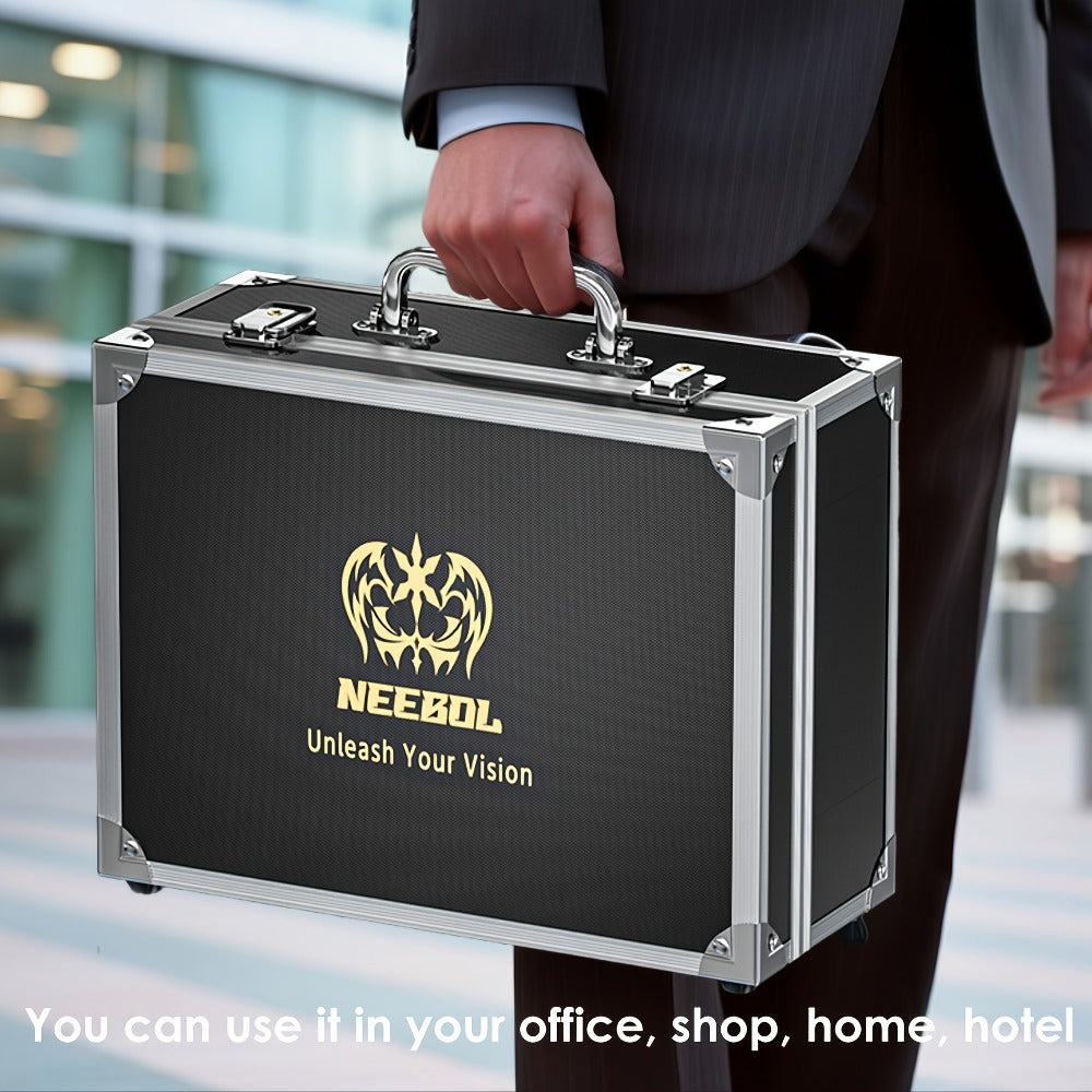 Large Aluminum Tattoo Case Organizer Storage Box Carrying Case for Tattoo Tools Nail Art Makeup Cosmetics Portable Travel Tra