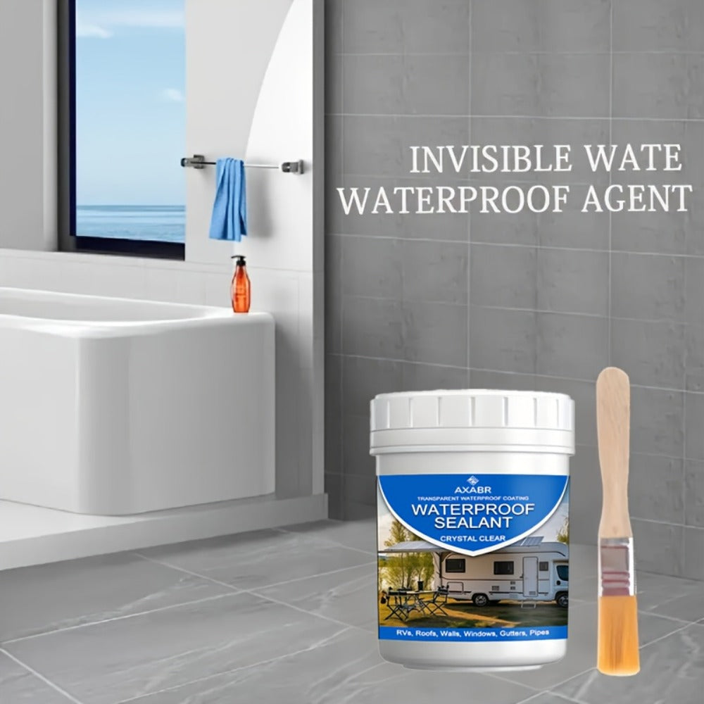 Fast-Drying Clear Waterproof Sealant 5.07oz – Quick-Dry Transparent Leak Repair Glue for RV, Boat, Roof, Pipe, Wall & Tile — 