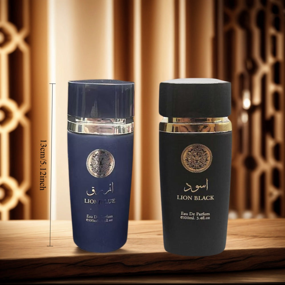Two-Bottle Men's Perfume Set with 3.4 fl oz Labels, Blue and Black Sprays in One Checkout Set — image 5
