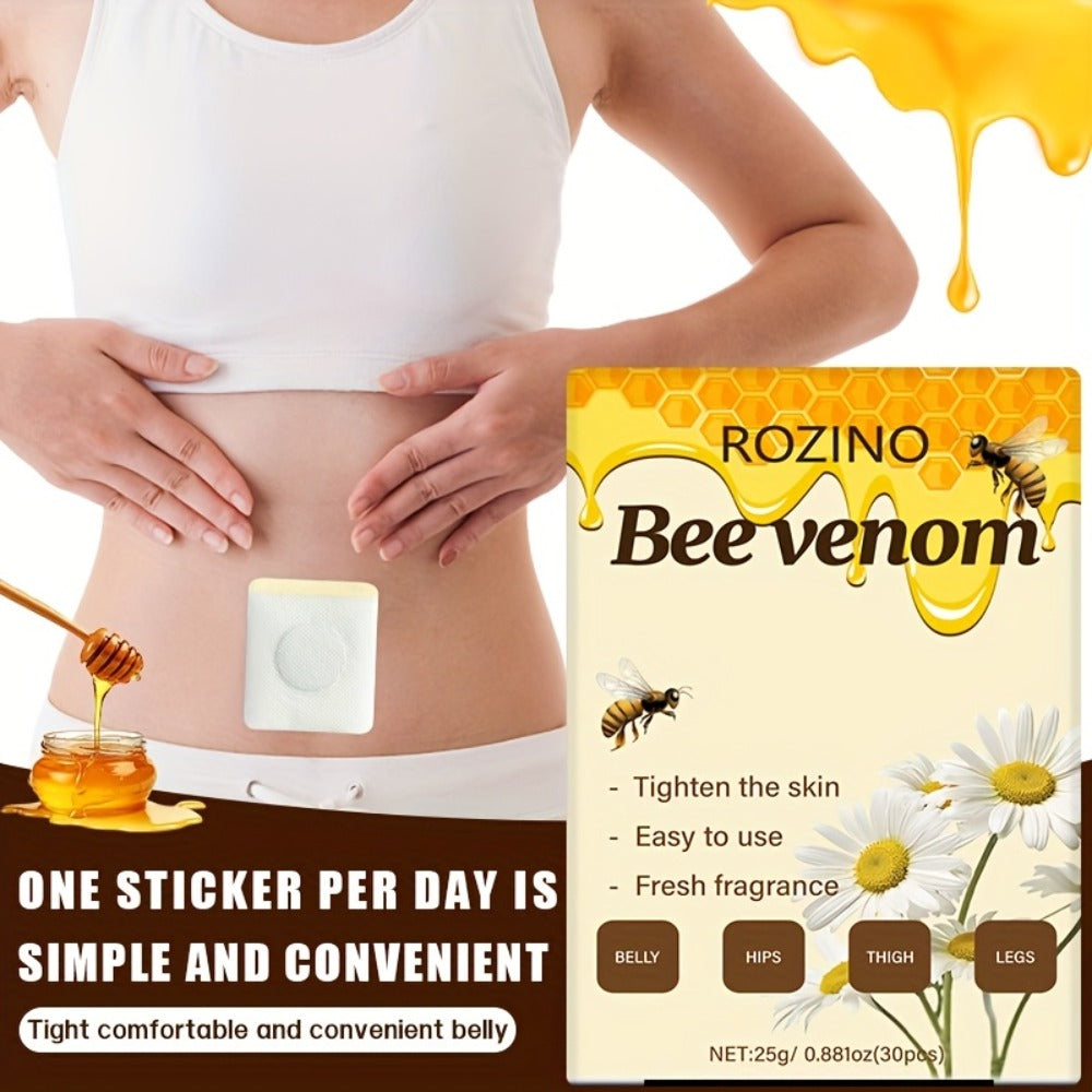 Belly Button Firming Patches 60 Pcs – Bee Venom Natural Botanical Navel Patches with Long-Lasting Adhesion — image 4