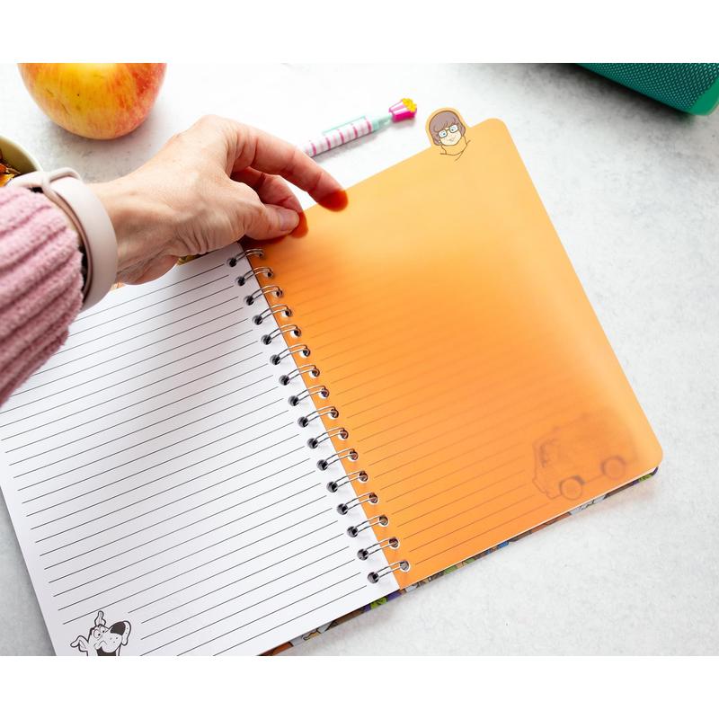 Scooby-Doo Spiral Notebook for Kids Mystery Machine 5-Tab Journal 75 Lined Pages Character Bookmark Tabs — image 6