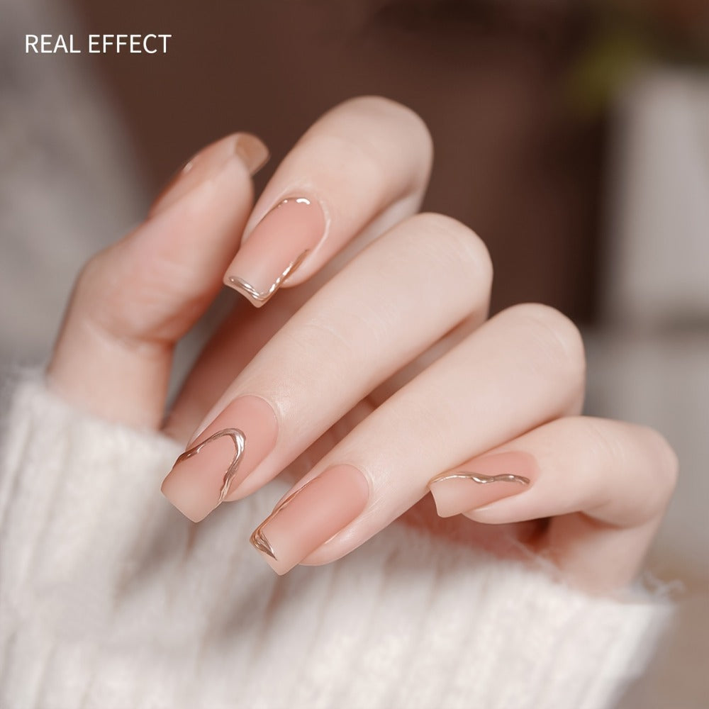 Russian Matte Gel Top Coat 4Pcs Set Frosted Rubber Seal Soak-Off UV LED Nail Art Neon Design Matte Primer Gel Polish Finish P