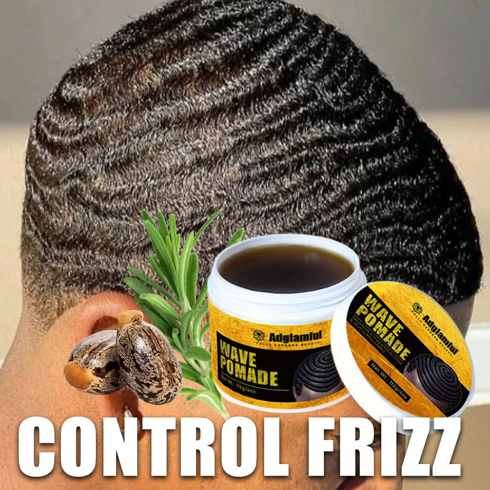 360 Wave Pomade for Men – Wave Control Defining Cream for Layered Waves, Volume & Texture | Non-Greasy, Water-Soluble — image