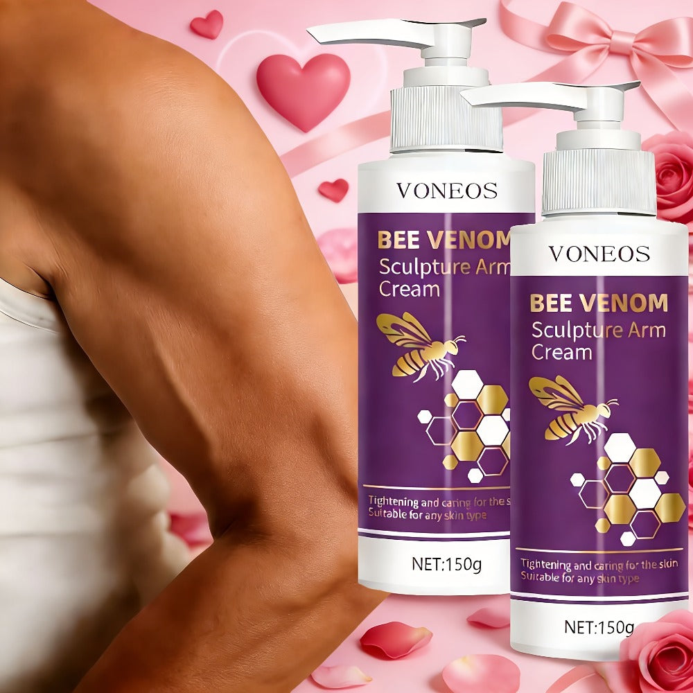 Body Cream VONEOS Bee Venom 150g Pump Bottle with One or Two Piece Options for External Arm Application — image 4