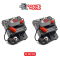 DC Circuit Breaker 40-300 Amp 12V-48V Waterproof Manual Reset – 2 Pack for Car Audio, Solar, Marine, ATV & RV Systems — image