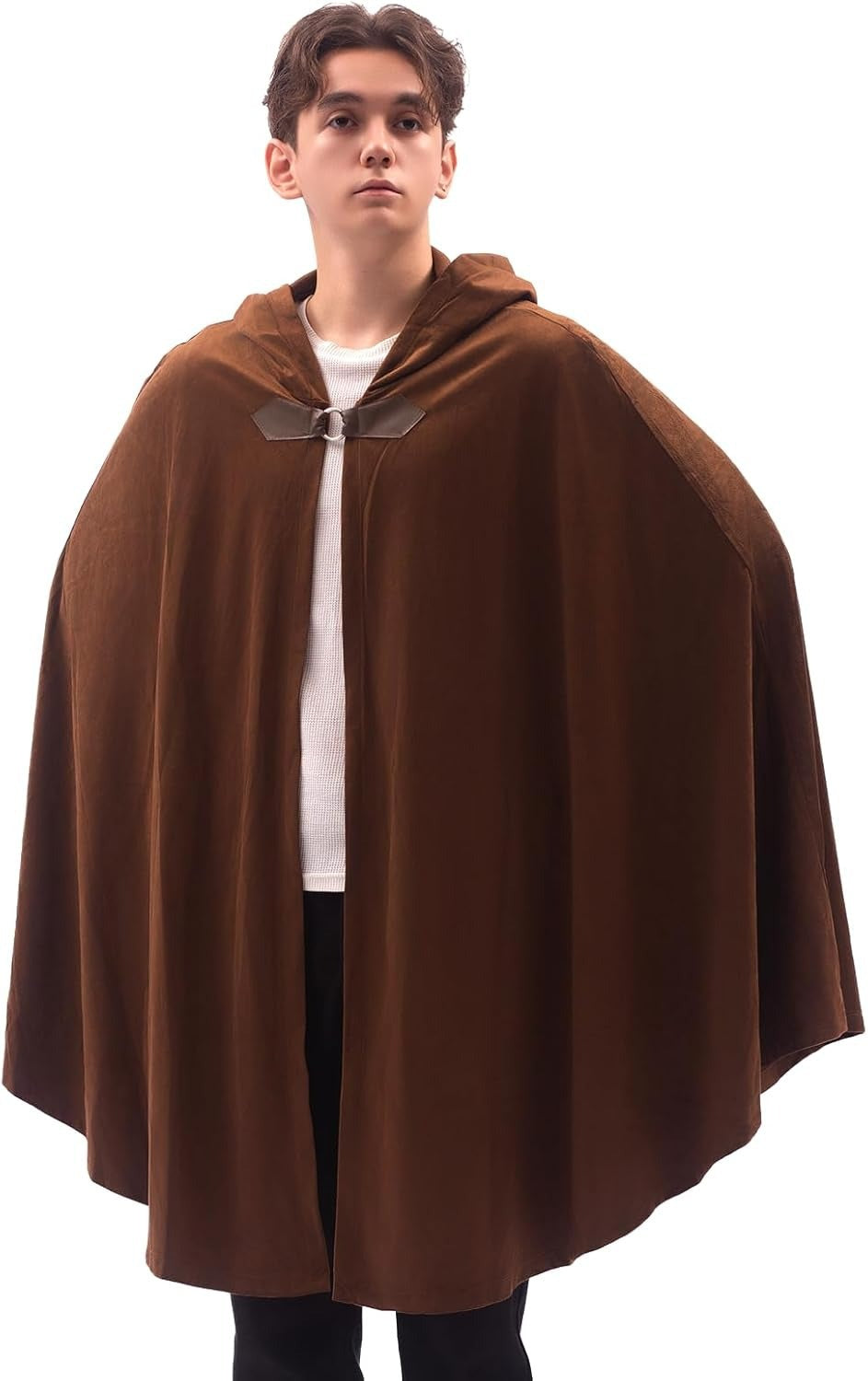 Men's Velvet Cloak With Hood