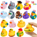 Party Favors Mini Rubber Ducks, 15-Piece Multicolor Assortment with Mesh Storage Bag and 2-Inch Size — image 10