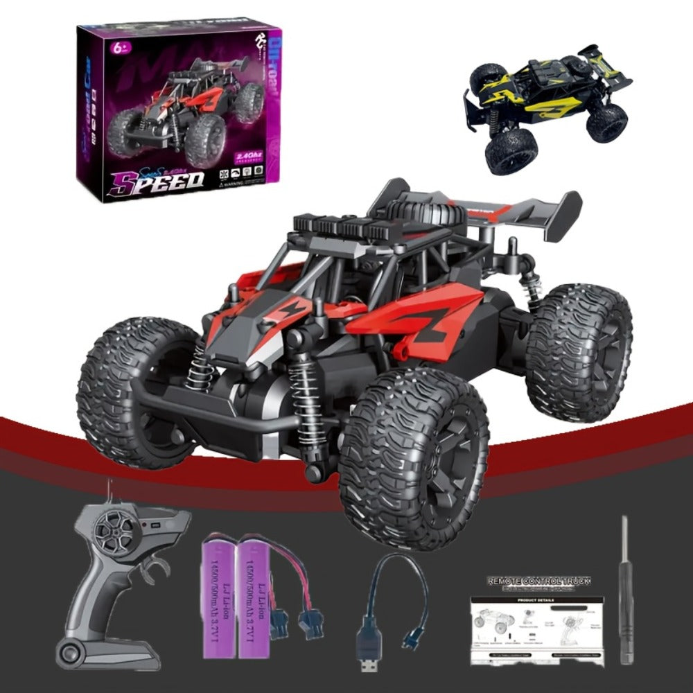 High Speed RC Off-Road Car 50km/h Remote Control Truck Tires ABS Body 2.4G Drift Racing Toy Boys Girls Birthday Halloween Gif