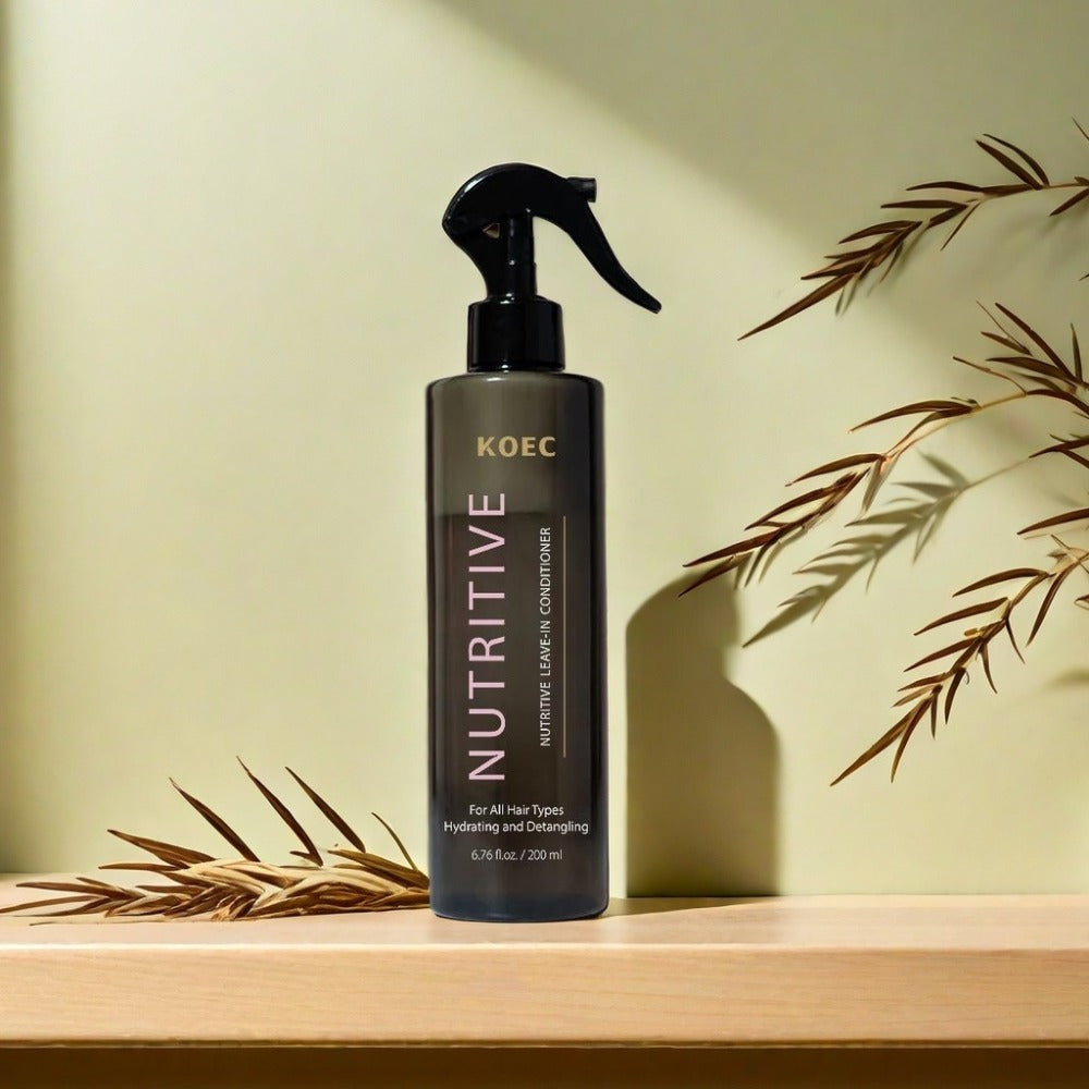Leave-In Conditioner Spray 2 Bottles 13.53oz Detangler with Snail Serum Anti-Frizz Deep Conditioning Shine-Boosting Moisturiz