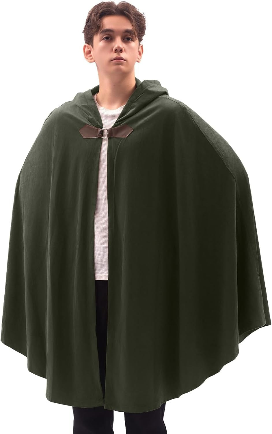 Men's Velvet Cloak With Hood