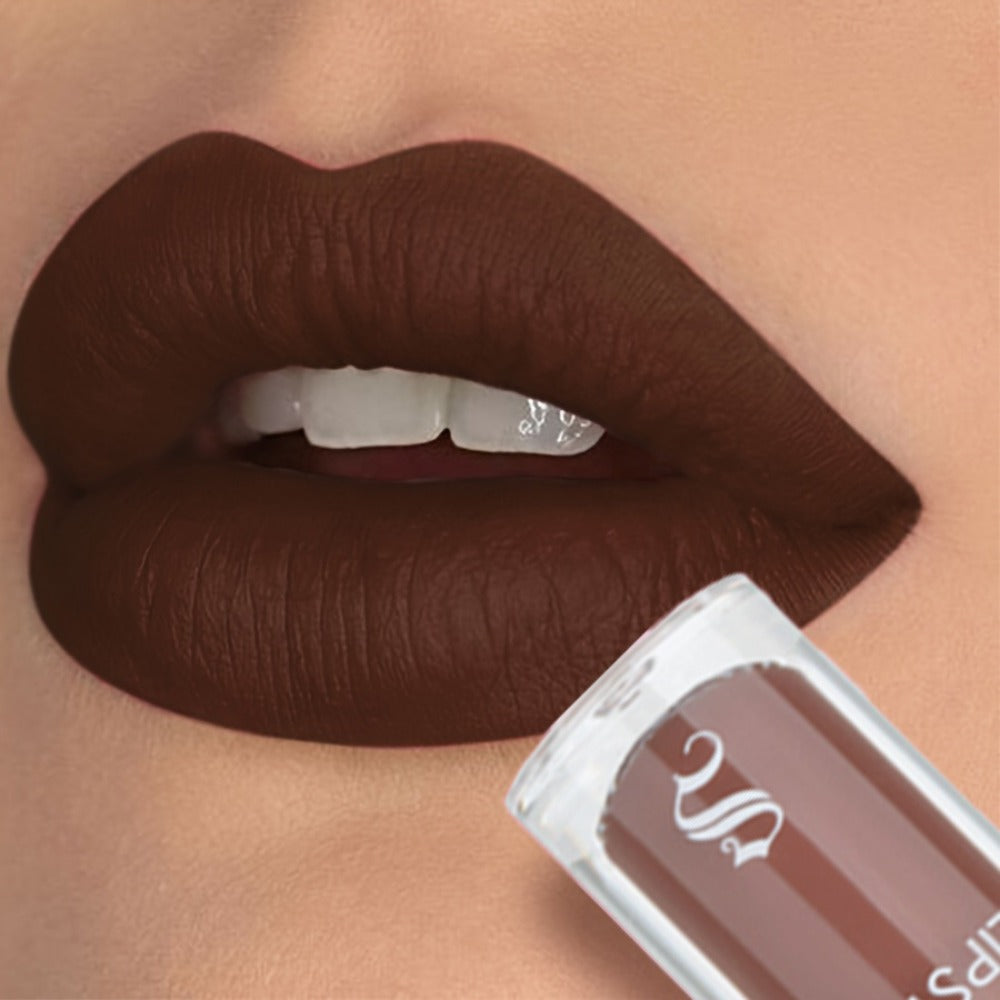 Bear Lip Glaze Set 3 Colors, Cute Bear Packaging Velvet Matte Waterproof Liquid Lipstick in Brown Pink & Red — image 24