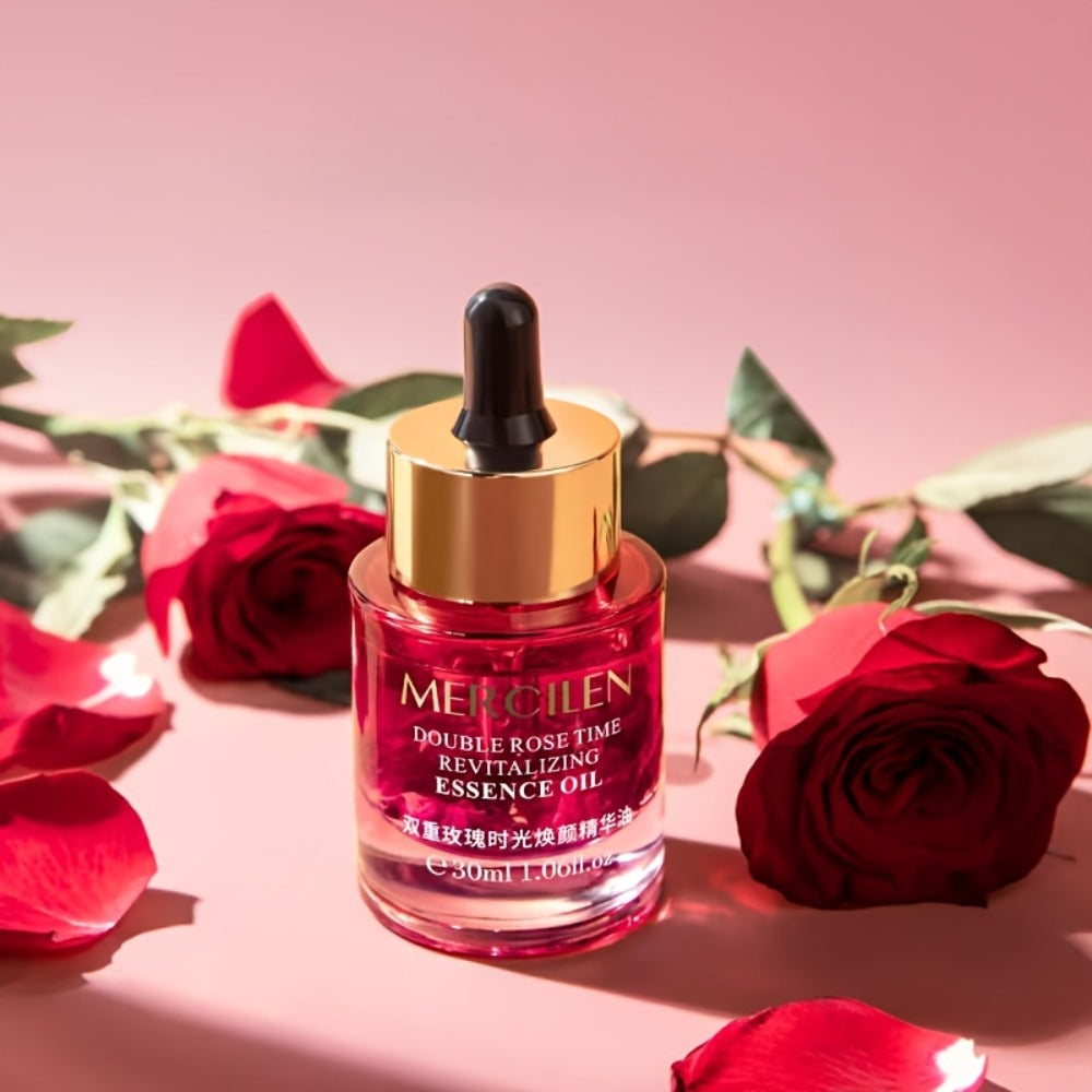 Rose Essential Oil Face & Body Moisturizer – Plant-Based Squalane, Avocado Oil & Hypoallergenic Formula for Dry Skin — image 