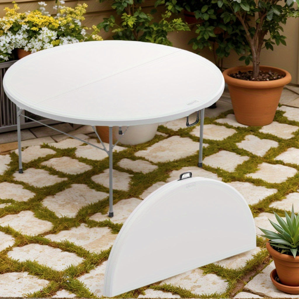 Round Bi-Fold Table in 4-Foot or 5-Foot Diameter with One-, Two- or Four-Table Pack Options — image 2
