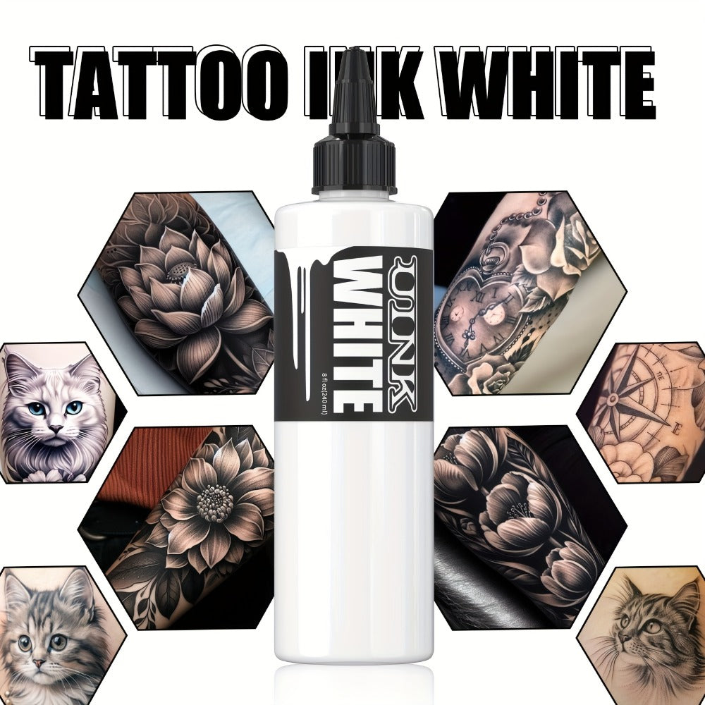 Tattoo Ink UINK 8.12oz 240ml Black, White or White Plus Triple Black Bottle Options with Item-Specific Color, Capacity and Bo