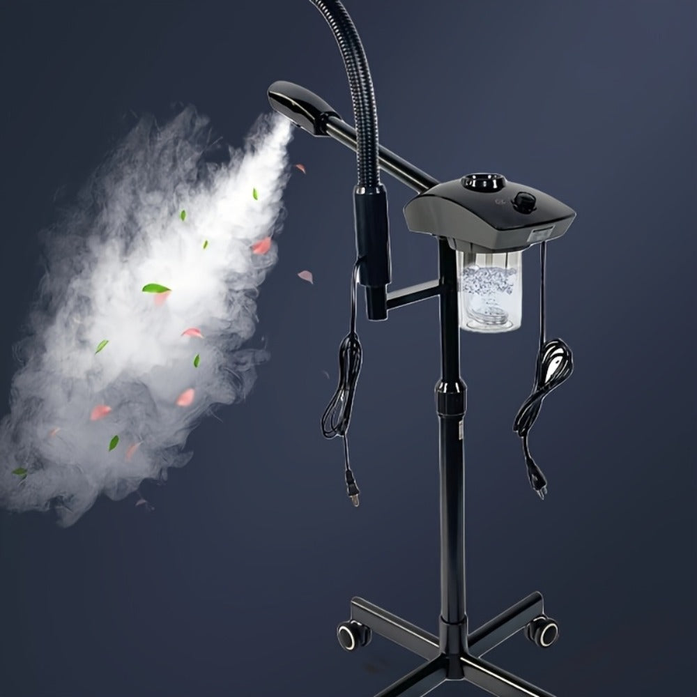 Facial Steamer with Ozone & 3X Magnifying Lamp, 2-in-1 Professional Wheeled Spa Steamer, Timer Preset — image 2