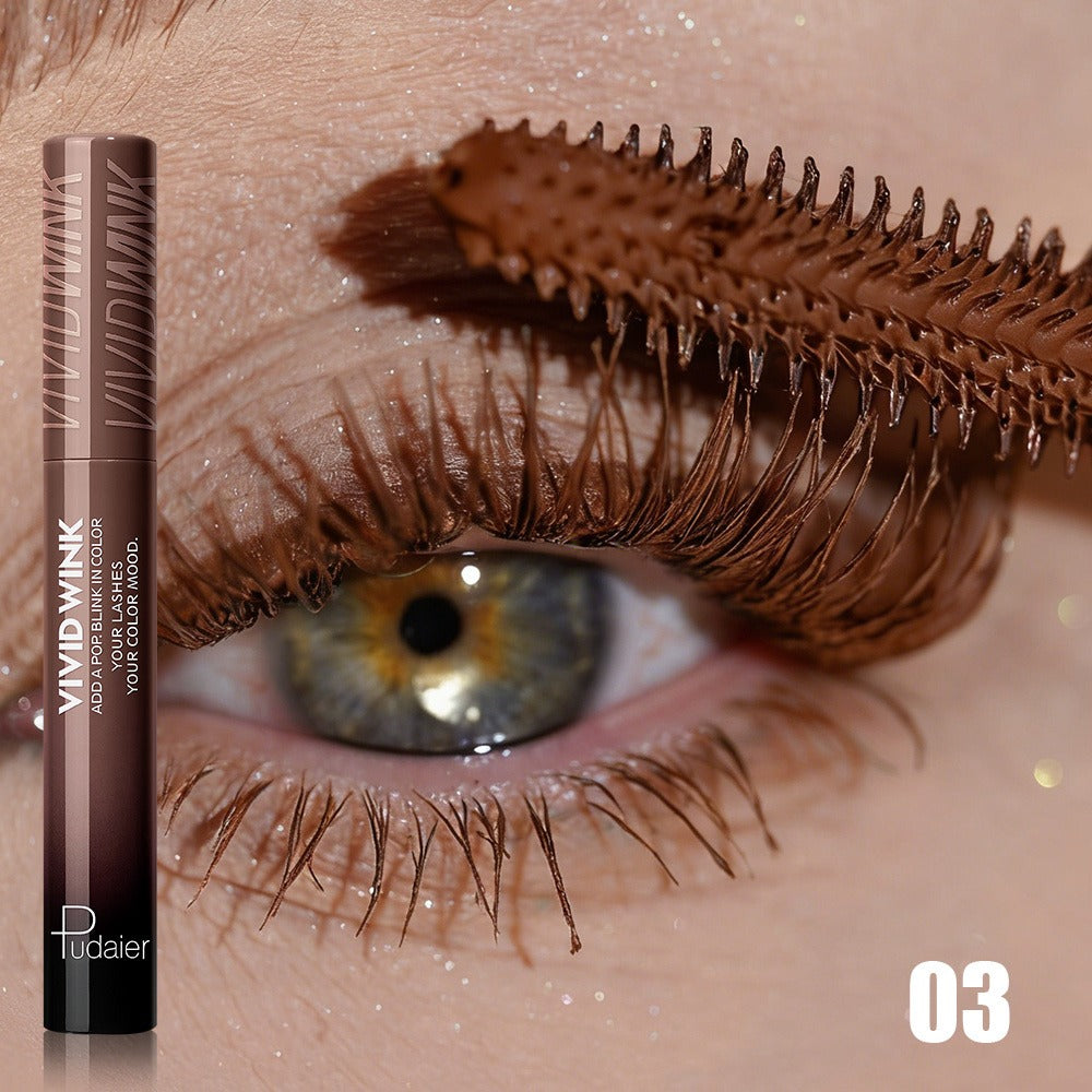 Colored Mascara in Five Numbered Shades with Slim Color-Coordinated Tubes and Integrated Comb-Style Wands — image 4