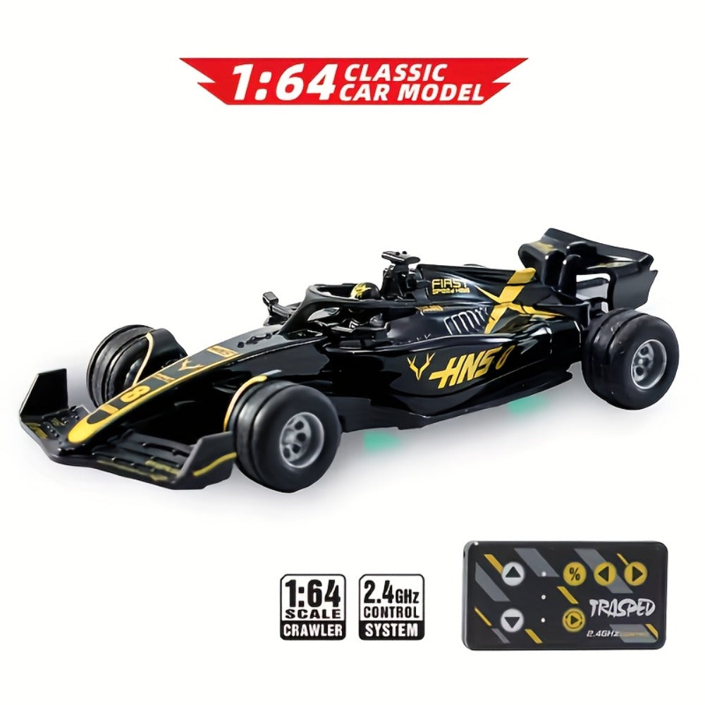 Mini RC Racing Car 1:64 Scale 2.4G Alloy Die-Cast 4WD Drift Toy Car with Lights & Adjustable Speed — image 7
