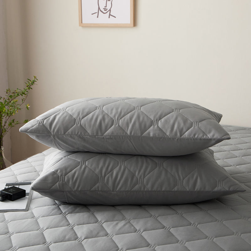 Pillow Protective Cover Pure Cotton Quilted Pillow Case Pillow Core