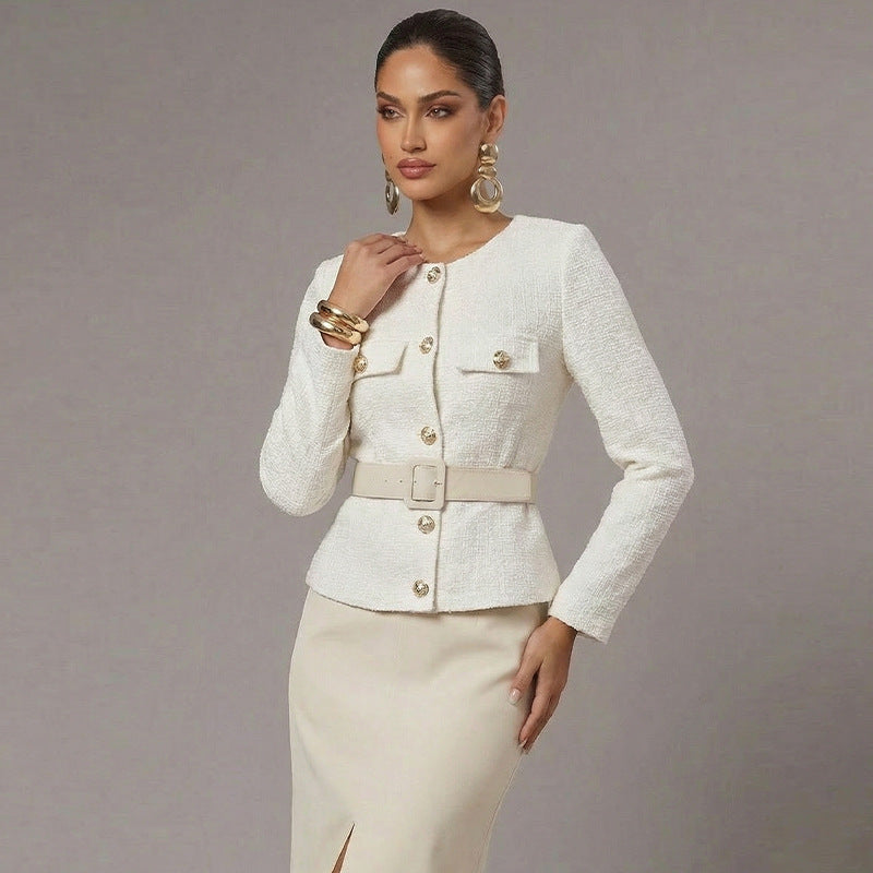 Chanel-style Coat 2025 FallWinter French Long-Sleeve Jacket For Women