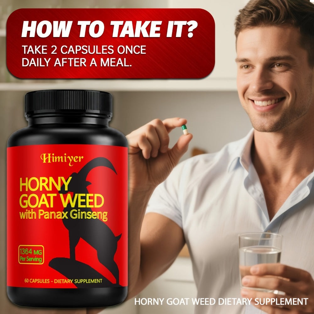 Two-Bottle Men's Health Supplement Capsule Set with 1364 mg Herbal Blend and Coordinated Labels — image 8