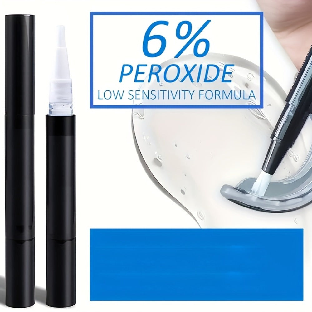Black or White LED Teeth Whitening Mouthpiece Kit with Four Gel Pens, Shade Guide and 16-Minute Timer — image 10