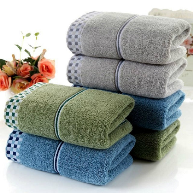 Soft absorbent facial towel couple adult towel