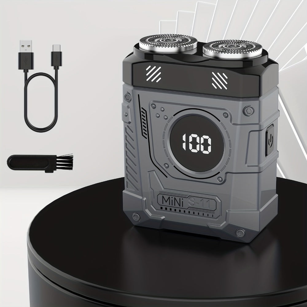 Electric Shaver Magnetic Dual-Blade Mini Razor with Two Speeds, USB Charging and Select Waterproof Options — image 15
